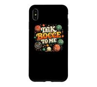 Talk Bocce To Me Italian Retro Bocce Ball Player Team Case for iPhone XS Max