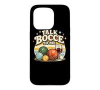 Talk Bocce To Me Retro Bocce Ball Player Team Case for iPhone 15 Pro