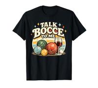 Talk Bocce to Me Retro Bocce Ball Player Team T-Shirt
