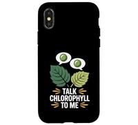 Talk Chlorophyll To Me Funny Plant Chemistry Horticulture Case for iPhone X/XS