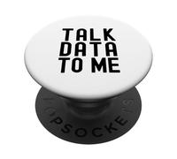 Talk Data To Me | Data Enthusiast | Data Analysis Lover PopSockets Adhesive PopGrip