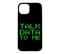 Talk Data To Me Funny Analyst Analysis Slogan Financial Joke Case for iPhone 15 Plus