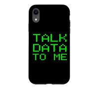Talk Data To Me Funny Analyst Analysis Slogan Financial Joke Case for iPhone XR