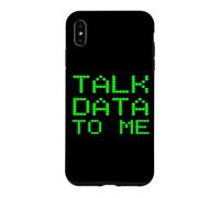 Talk Data To Me Funny Analyst Analysis Slogan Financial Joke Case for iPhone XS Max