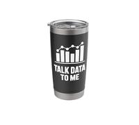 Talk Data to Me Stainless Steel Insulated Tumbler