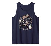 Talk Derby to Me Funny Equestrian Horse Gift Tank Top