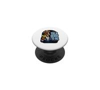 Talk Derby To Me Funny Horse Racing party equestrian humor PopSockets Adhesive PopGrip