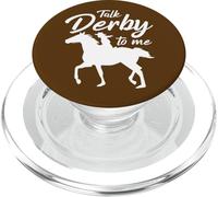 Talk Derby To Me Horse Rider Outfit Sports Horse PopSockets PopGrip for MagSafe