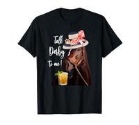Talk Derby to me Horse Wearing hat T-Shirt