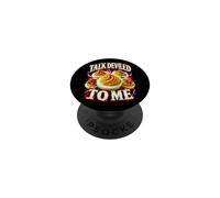 Talk Deviled To Me Eggs Ironic Bootleg Meme Egg Dad Joke Pun PopSockets Adhesive PopGrip