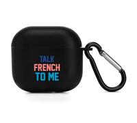 Talk French To Me Bluetooth Earbuds Protector Compatible with Airpods 4 Cute Wireless Earbud Case Cover