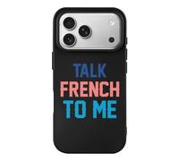 Talk French To Me Printed Phone Case Unisex Cute Trendy Cellphone Protective Cover Compatible with iPhone 17/17 Pro/17 Pro Max/17 Air
