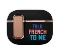 Talk French To Me Trendy Bluetooth Earbuds Protector Printed Wireless Earbud Case Covers Compatible with Airpods Pro 2