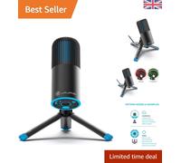 Talk Go USB Microphone: Studio Quality, Portable Mic for Gaming & Podcasting