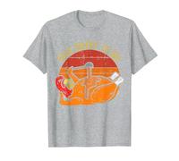 Talk Gravy to Me Funny Thanksgiving Pun Turkey Roast Dinner T-Shirt, Men, Heather Grey, 3X-Large