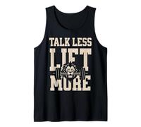 Talk Less Lift More Gym Motivation Tank Top