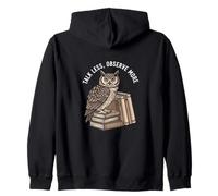 Talk Less Observe More Introvert Wisdom Lifestyle Zip Hoodie