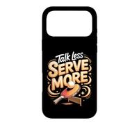 Talk Less Serve More Ping Pong Table Tennis Paddle Case for iPhone 17 Pro Max