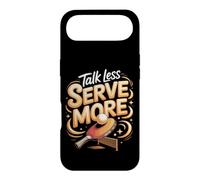 Talk Less Serve More Ping Pong Table Tennis Paddle Case for iPhone Air