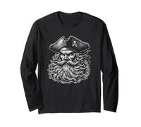 Talk Like a Pirate Day Blackbeard Long Sleeve T-Shirt