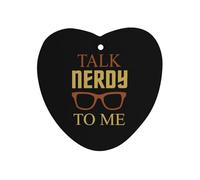 Talk Nerdy To Me Car Air Freshener Decorative Hanging Aromatherapy Tablets for Car Trucks Love form