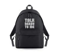 Talk Nerdy To Me Geek Nerdy Backpack Rucksack 18L Bag - 42 x 31 x 21cm