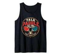 Talk Paddle to Me Funny Ping Pong Pun Table Tennis Club Tank Top