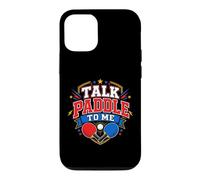Talk Paddle To Me Funny Table Tennis Players Case for iPhone 12/12 Pro