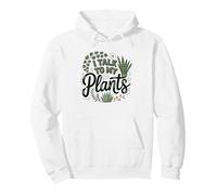 Talk Plants Introvert Plant Whisperer Bold Mom Talking Pullover Hoodie