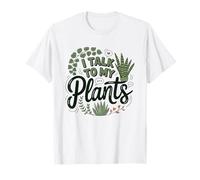 Talk Plants Introvert Plant Whisperer Bold Mom Talking T-Shirt