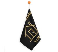 Talk Real Estate To Me Hand Towels Absorbent Microfiber Cleaning Cloths with Hanging Loop