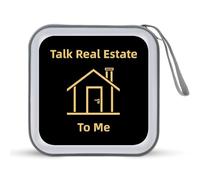 Talk Real Estate to Me Portable CD Case Holder 48 Capacity Travel DVD Storage Boxs Wallet Bag