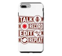 Talk Record Edit Repeat Podcast Creator Podcaster Case for iPhone 7 Plus/8 Plus