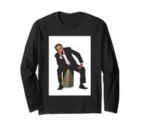 Talk Show Legend Jerry Springer By Michael Grecco Long Sleeve T-Shirt