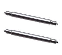 Talk Time 2.5mm Heavy Duty Double Flanged Spring Bar Watch Strap Pins 24mm (2 Pack)