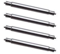 Talk Time 2.5mm Thick Double Flanged Spring Bar Divers Watch Strap Pins 20mm 4 Pack