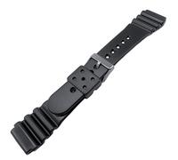 Talk Time Black Rubber Divers Watch Strap 22mm To Fit Seiko Z22
