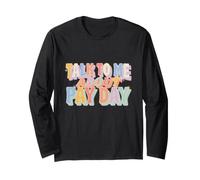 Talk to Me About Pay Day Funny Text Funny Payday Jokes Long Sleeve T-Shirt