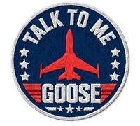 Talk to Me Goose Patch for Clothes - Embroidered Iron on Patch for Backpack Jacket - Fabric Sports Patches for Clothes Souvenirs & Gifts ID45095