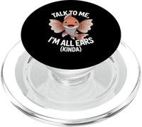 Talk To Me Im All Ears Cute Goldfish Humor PopSockets PopGrip for MagSafe