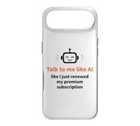 Talk to Me Like AI Digital Marketing Humor Case for iPhone Air