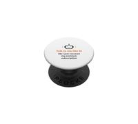 Talk to Me Like AI Digital Marketing Humor PopSockets Adhesive PopGrip