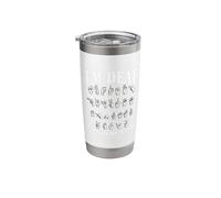 Talk to My Hands Deafness Sign Language Deaf Awareness Stainless Steel Insulated Tumbler