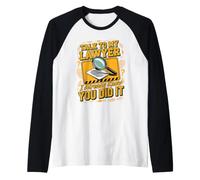 Talk to My Lawyer I Already Know You Did It Detective Raglan Baseball Tee