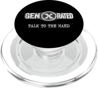 Talk to the Hand Funny Slang Pop Culture Vintage Sarcasm PopSockets PopGrip for MagSafe