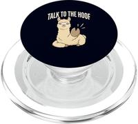 Talk To The Hoof Sarcastic Cute Alpaca Llama Humor Meme PopSockets PopGrip for MagSafe