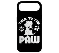 Talk to the Paw Dog Lover Funny Sarcastic Dog Quote Case for iPhone Air