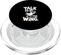 Talk To The Wing Funny Angry Duck Humor PopSockets PopGrip for MagSafe