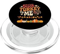 Talk Turkey To Me Thanksgiving Turkey Design PopSockets PopGrip for MagSafe