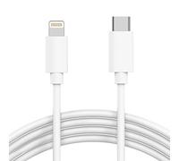 TALK WORKS Fast-Charge USB C to Lightning Cable MFi-Certified for Apple iPhone 14, 13, 12, 11 Mini/Plus/Pro/Max, XR, XS/Max, X, 8, 7, 6, 5, SE, iPad, AirPods, Watch - 10ft Long, Heavy-Duty Cord, White